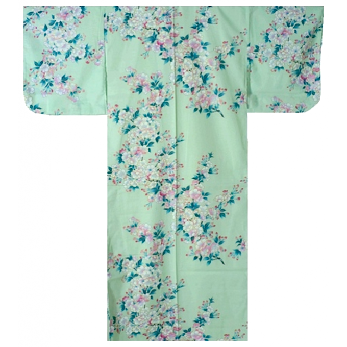 Yukata Shiro Sakura femme "Made in Japan"