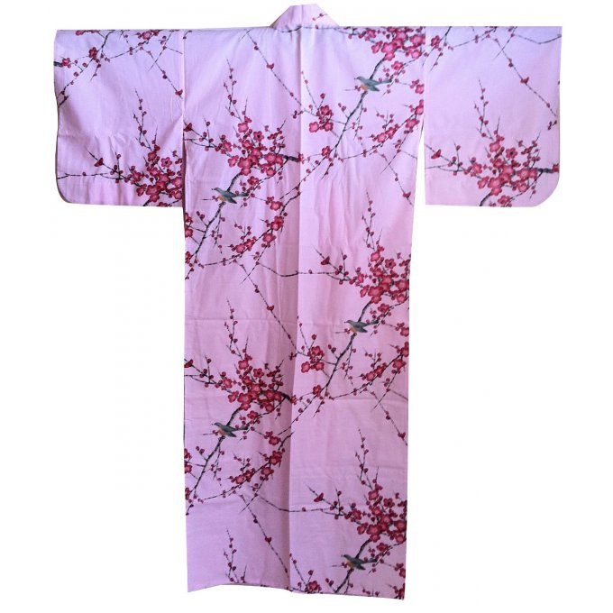 Yukata ume Uguisu femme