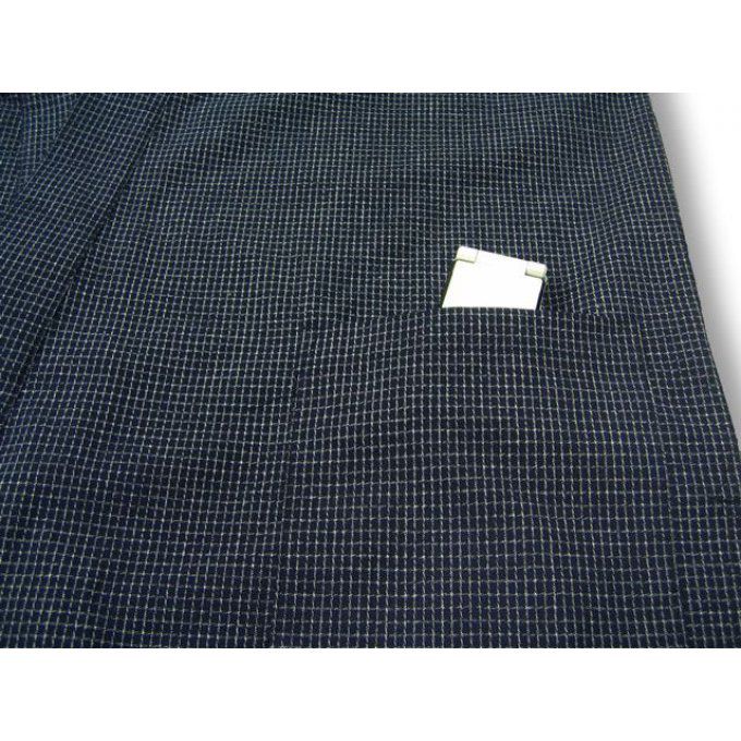 Luxe samue Kurume Bujin Ori  coton bleu marine "Made in Japan"  