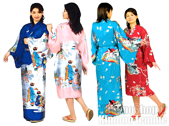 Kimono japonais femme