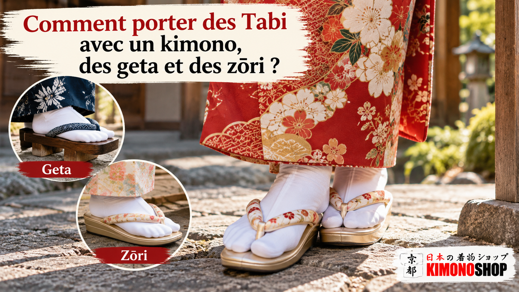 Comment porter des Tabi avec un kimono, des geta et des zōri ? Comment porter des Tabi avec un kimono, des geta et des zōri ?