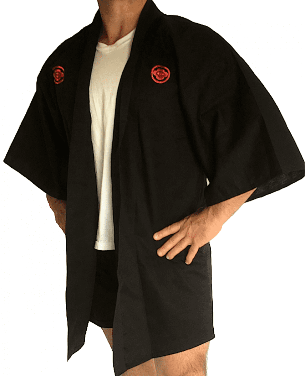 veste kimono japonais courte a porter l'été