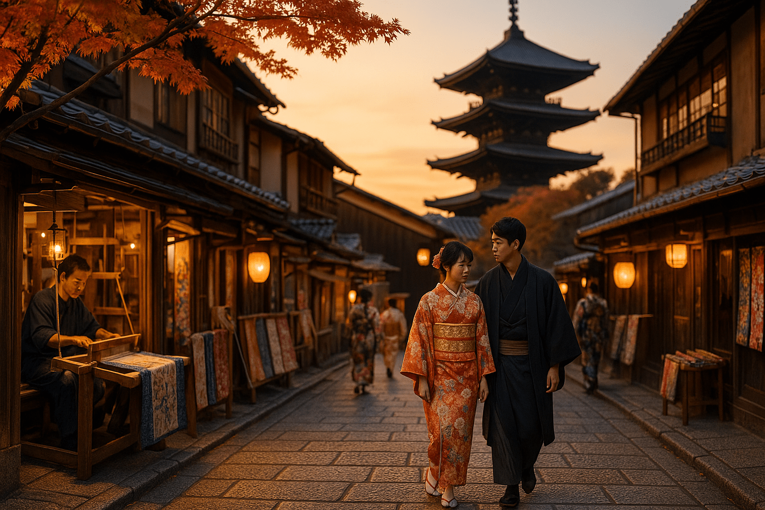KYOTO, CAPITALE VIVANTE DU KIMONO