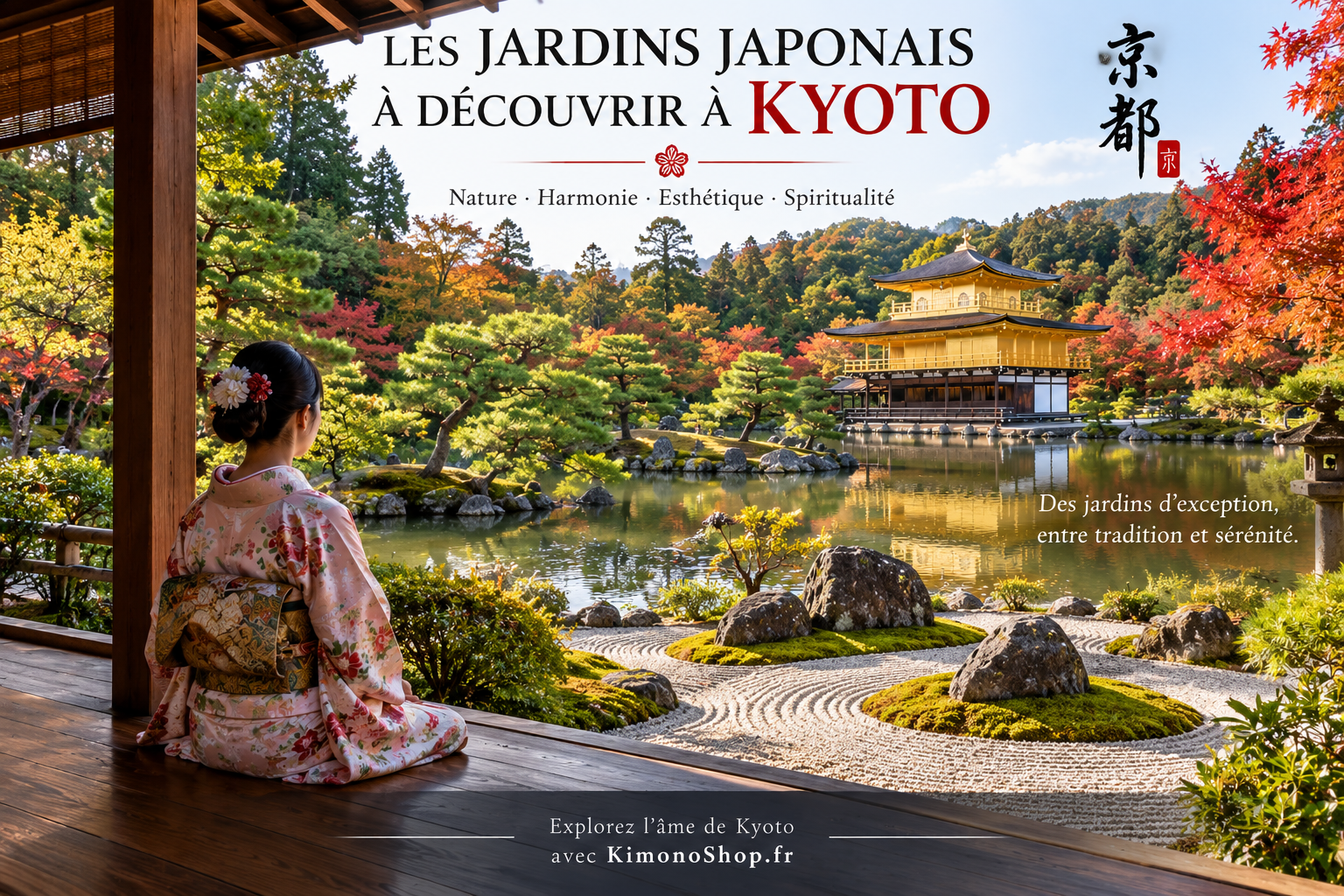 Les jardins japonais à découvrir à Kyoto Jardins japonais traditionnels à découvrir à Kyoto