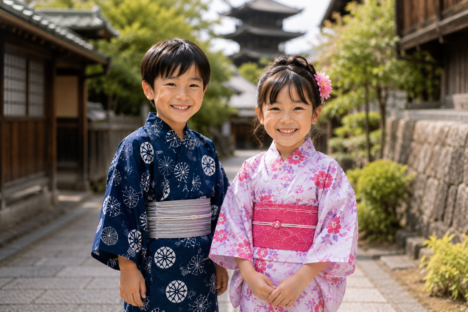 YUKATA JAPONAIS ENFANT 