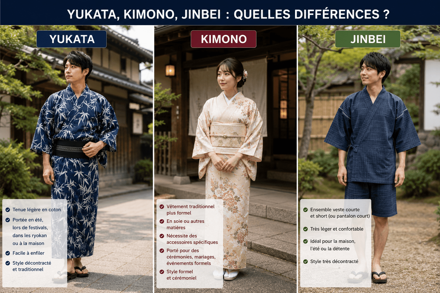 YUKATA / KIMONO / JINBEI